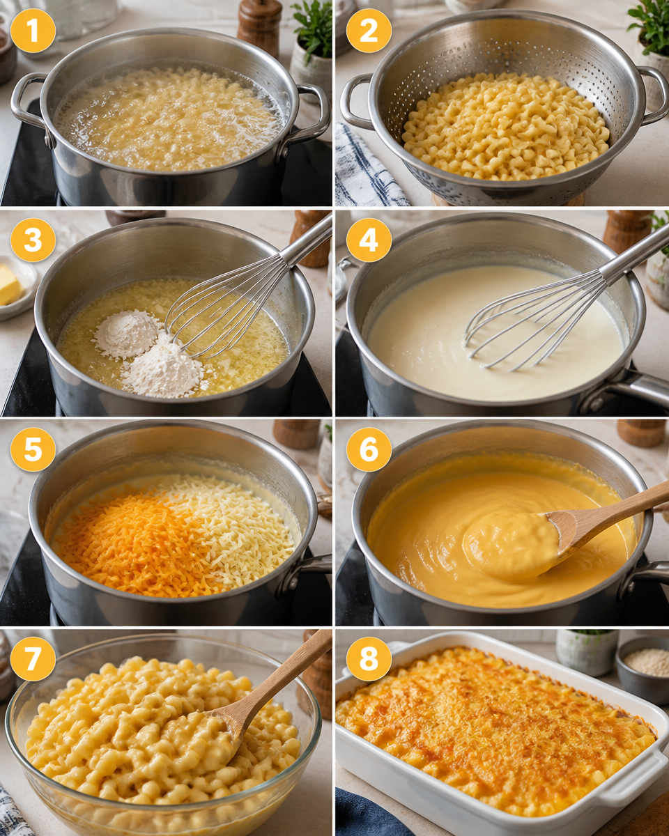 Easy Thanksgiving Mac and Cheese — Creamy Baked