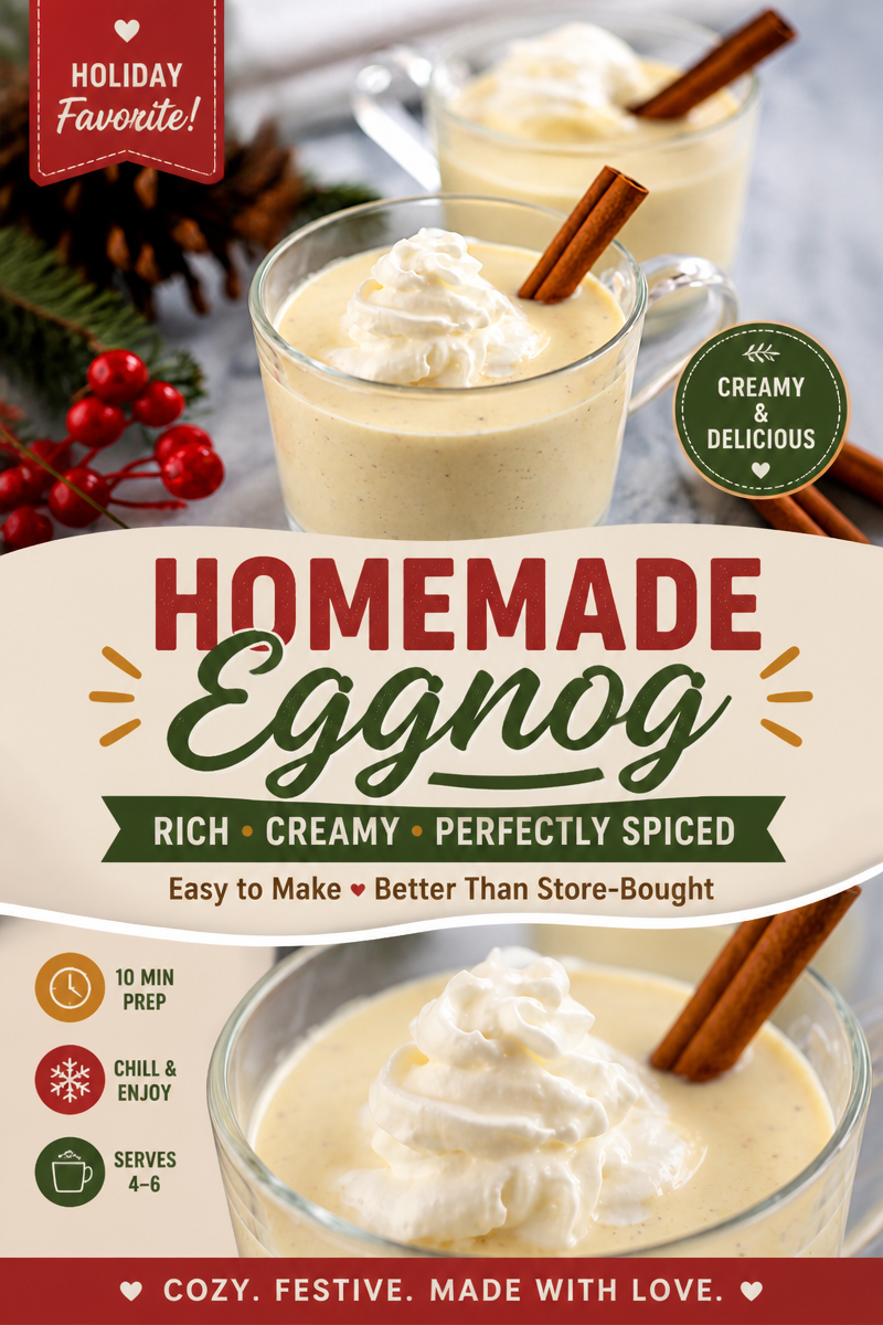 Homemade Eggnog from Scratch