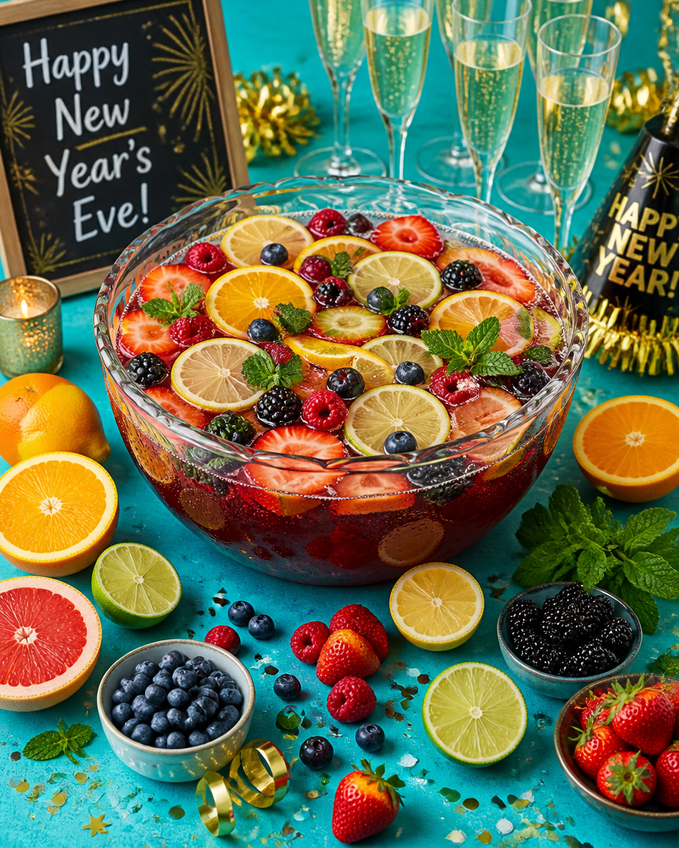 Champagne Punch New Year's Eve Recipe