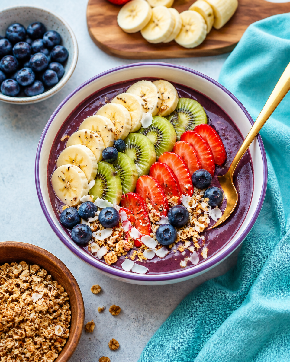 Acai Bowl Recipe (Easy at Home)