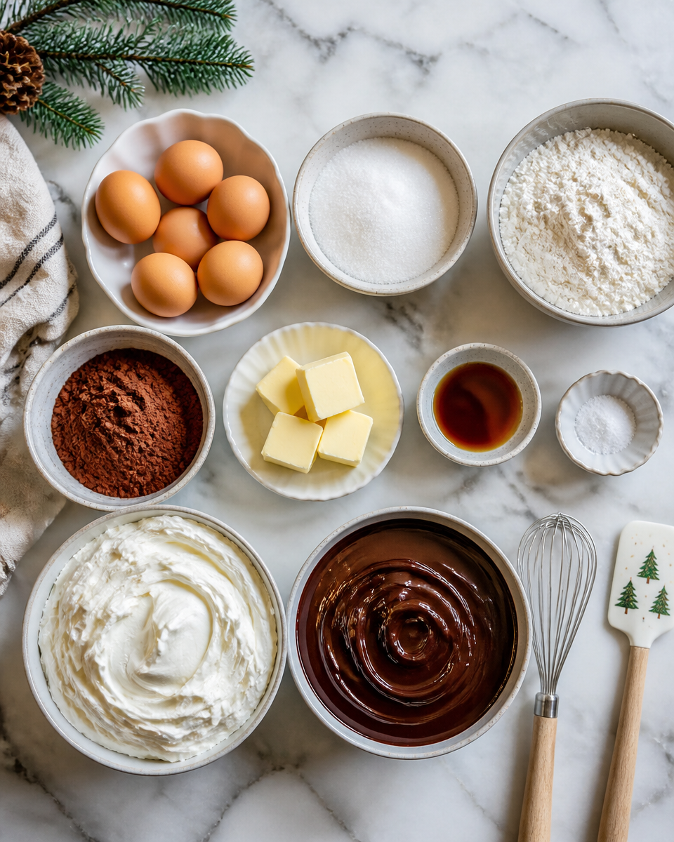 Christmas Yule Log Cake Recipe