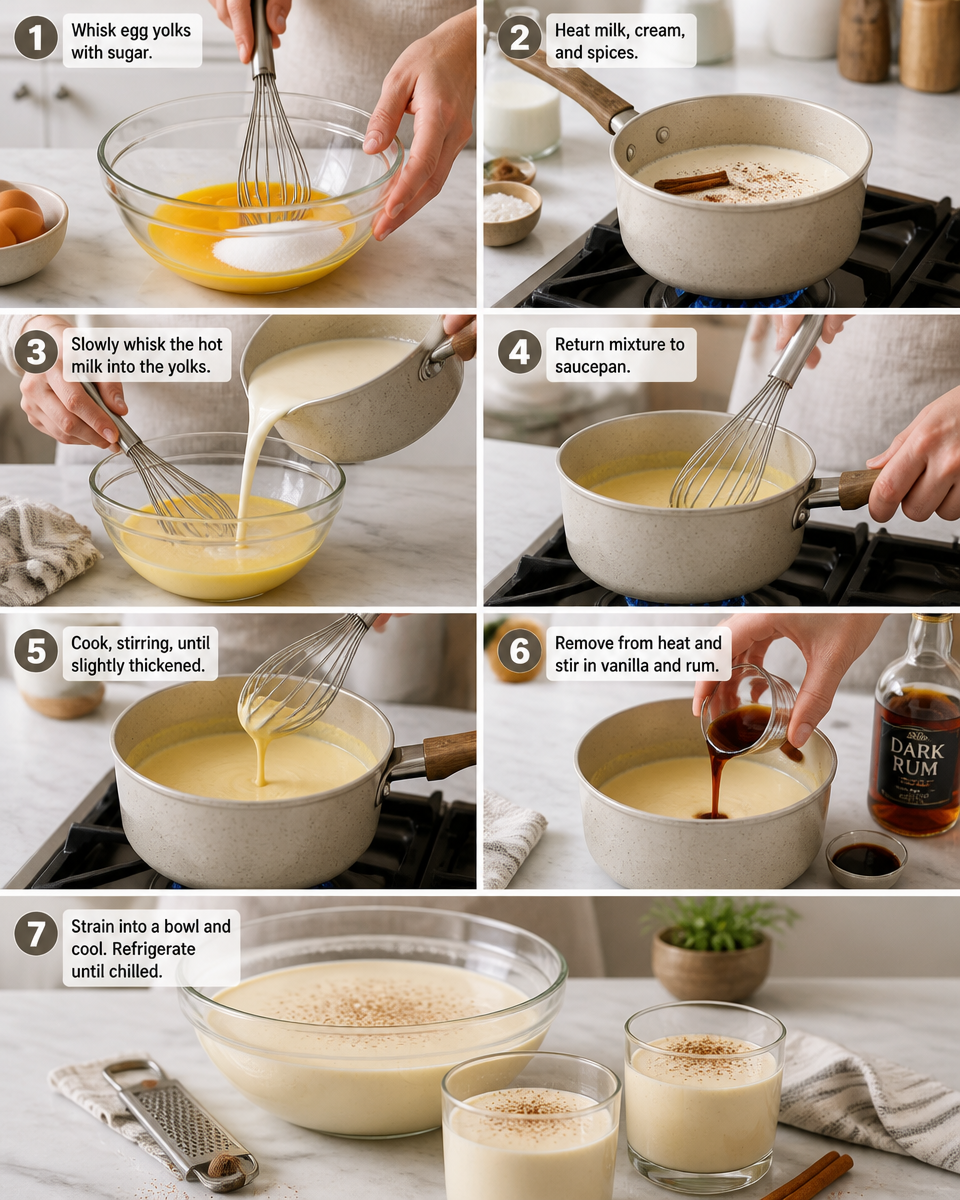 Homemade Eggnog from Scratch