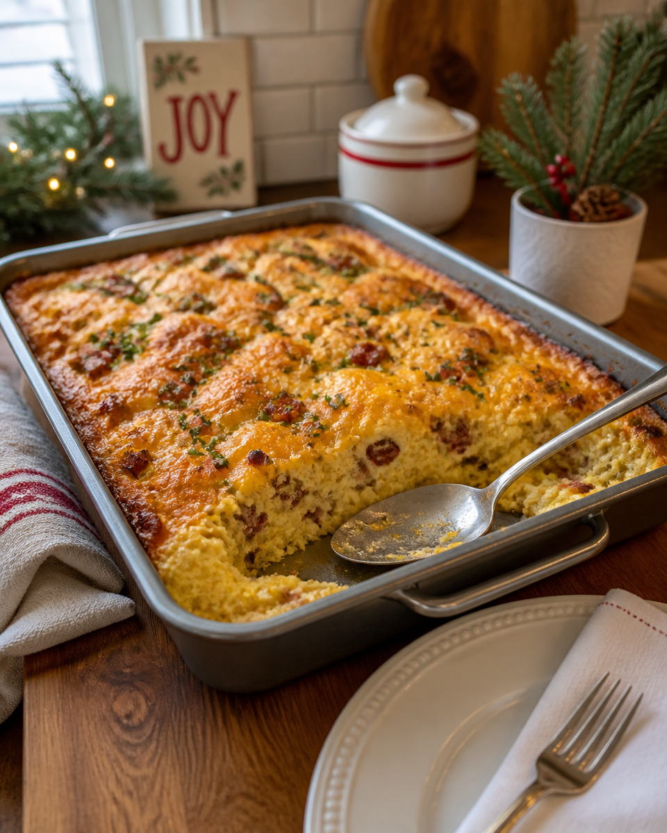 Easy Christmas Morning Breakfast — Casserole