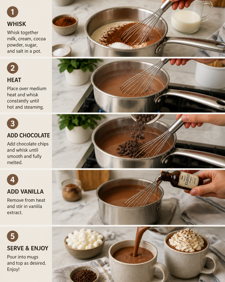 Easy Rich Christmas Hot Cocoa — Homemade