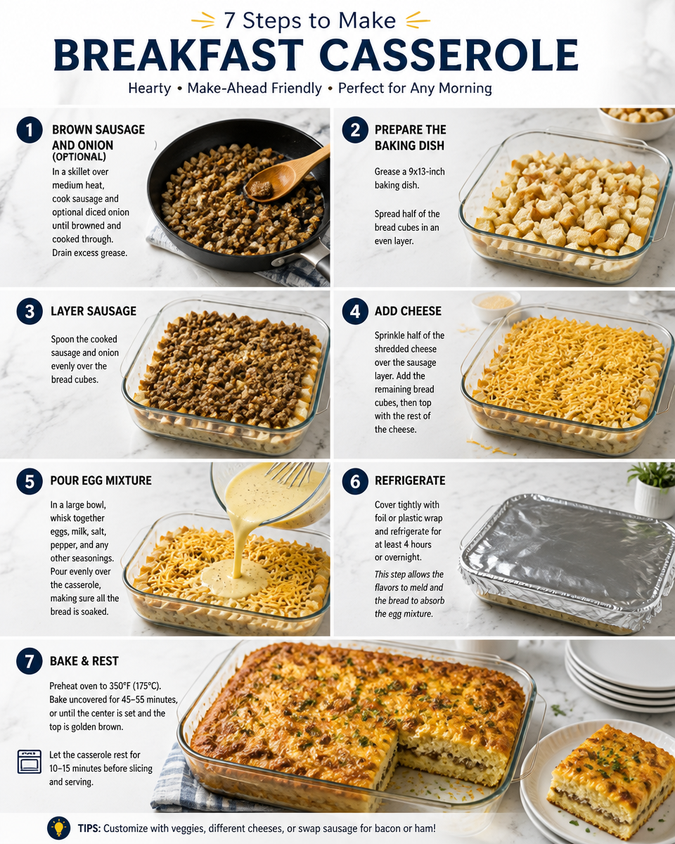Easy Christmas Morning Breakfast — Casserole
