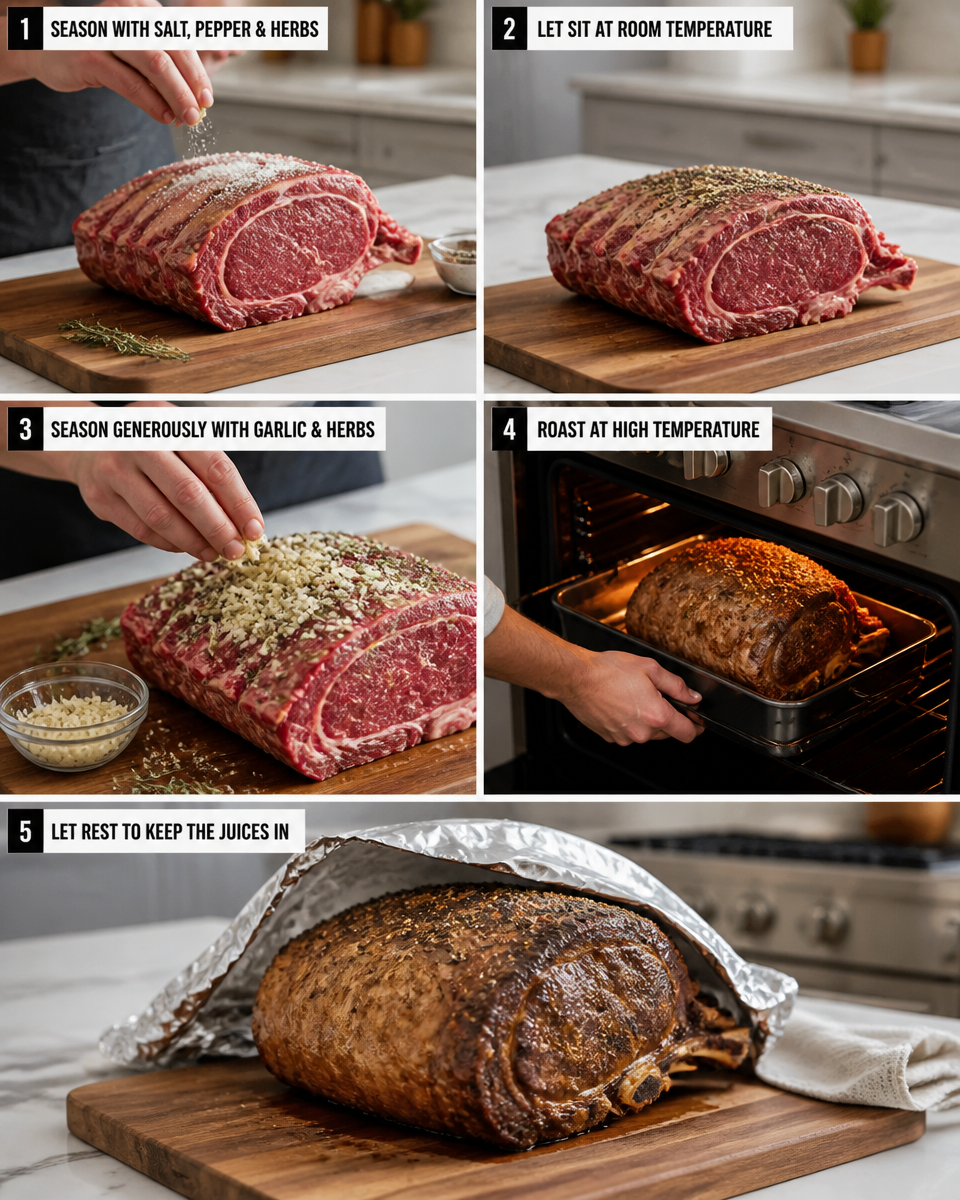 Easy Christmas Prime Rib Roast — Holiday Dinner