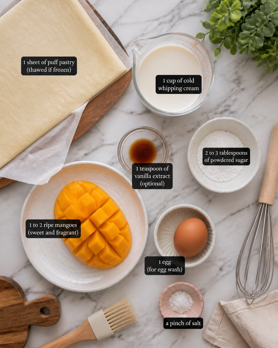 Mango Pastry Recipe (Easy)
