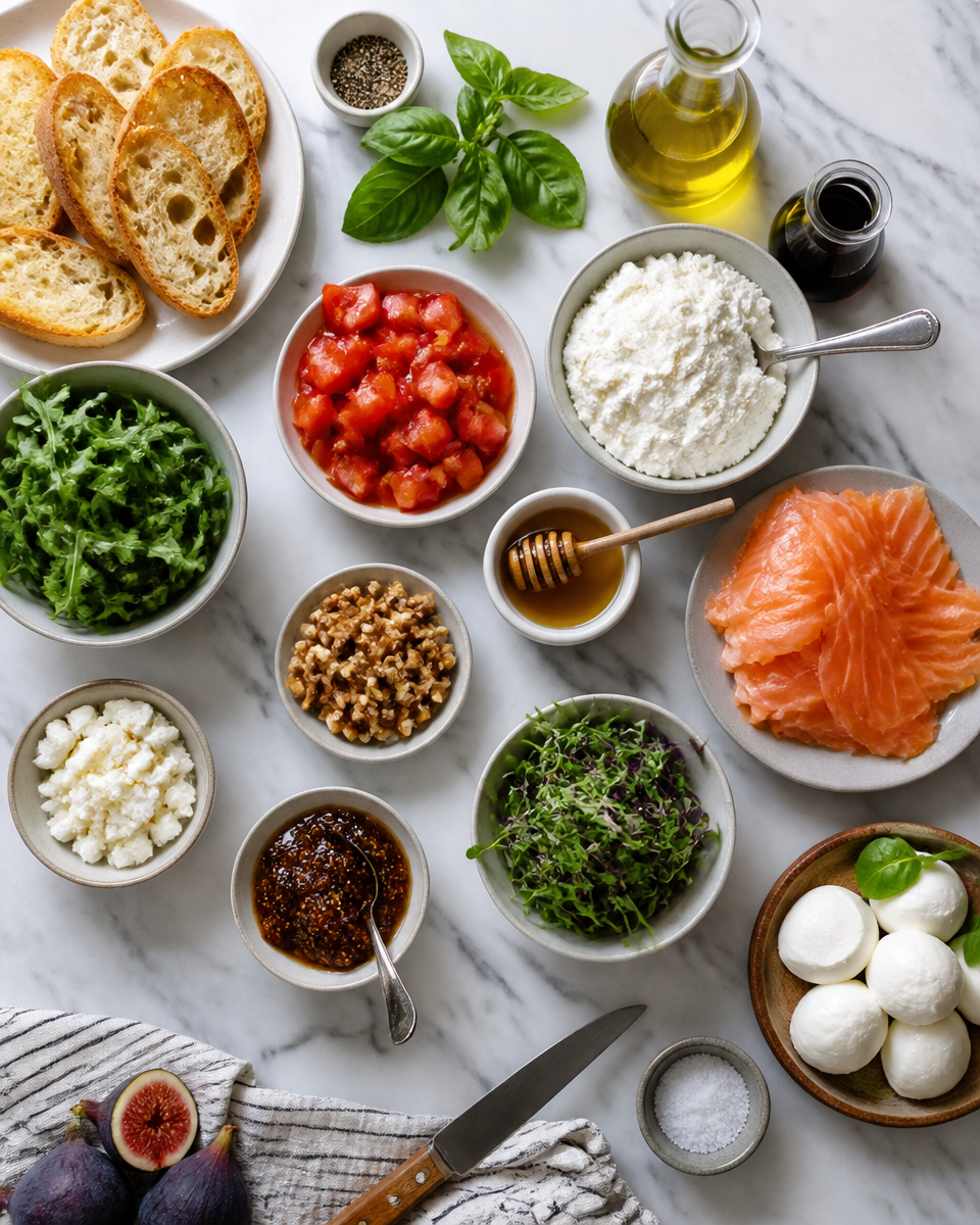 Crostini Toppings Ideas for Parties