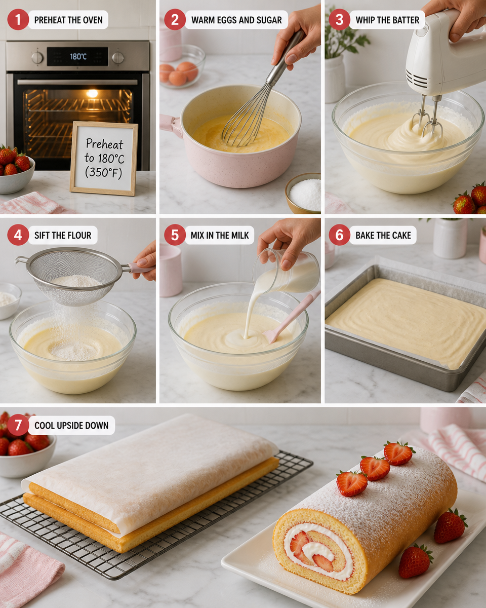 Japanese Strawberry Cake Recipe