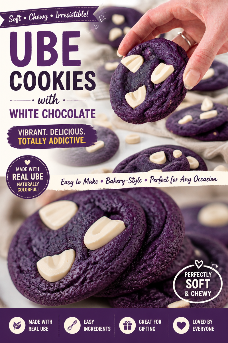 Easy Ube Cookies — Purple Chewy Filipino