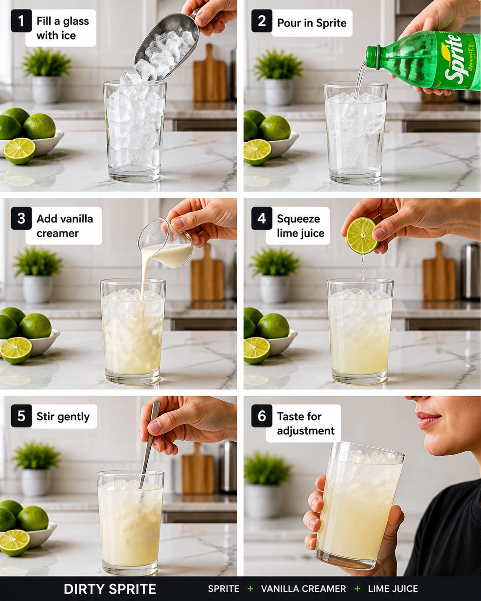 Easy Dirty Sprite Recipe — Sweet Creamy Viral