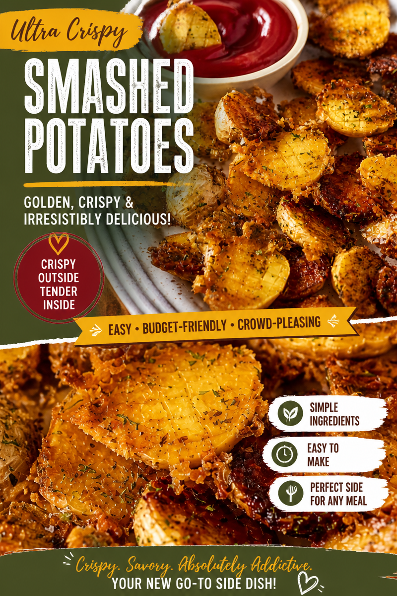 Crispy Garlic Parmesan Potatoe