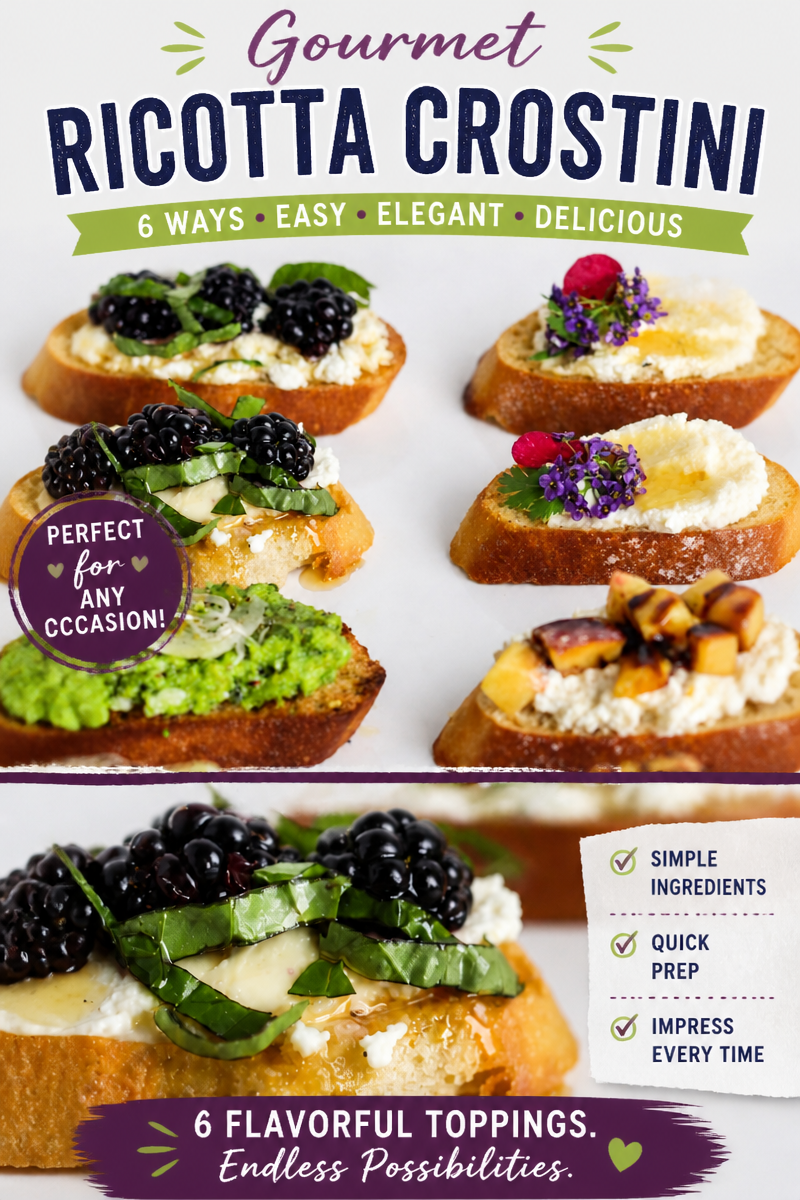 Crostini Toppings Ideas for Parties