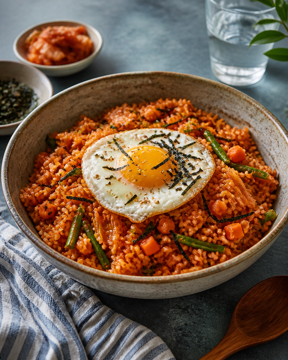 Kimchi Fried Rice (Easy Recipe)