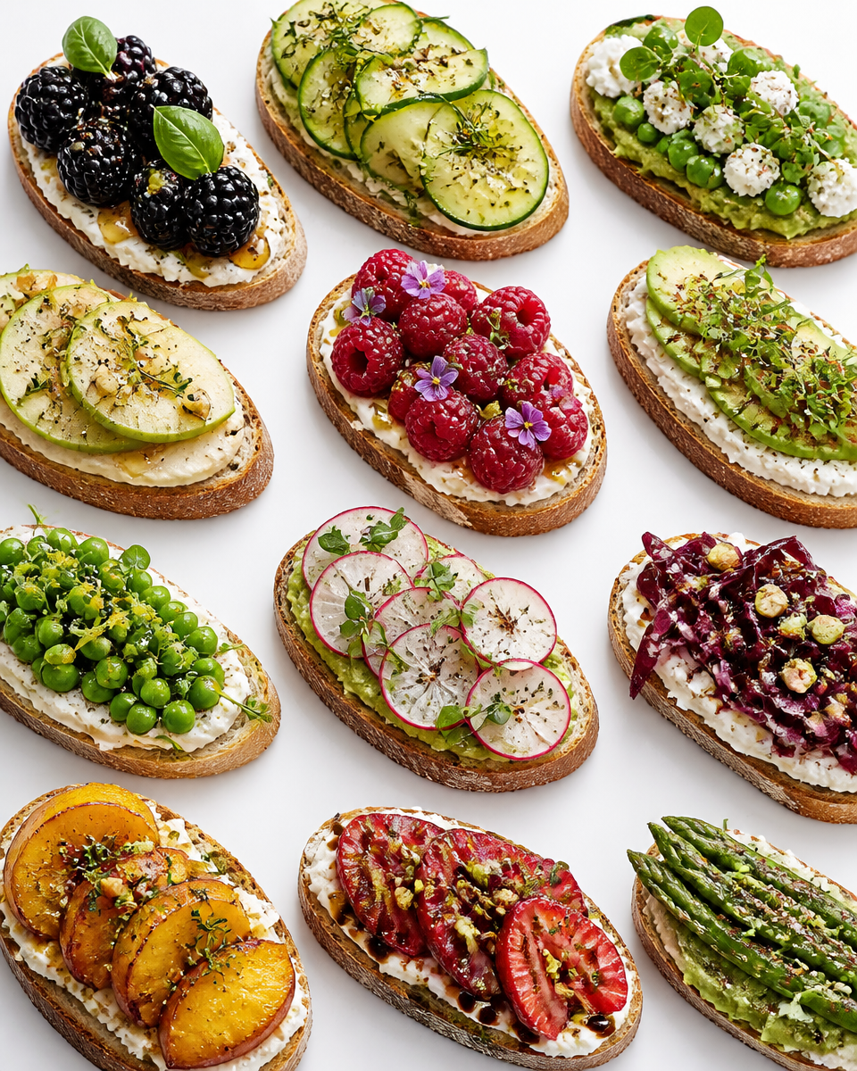 Crostini Toppings Ideas for Parties
