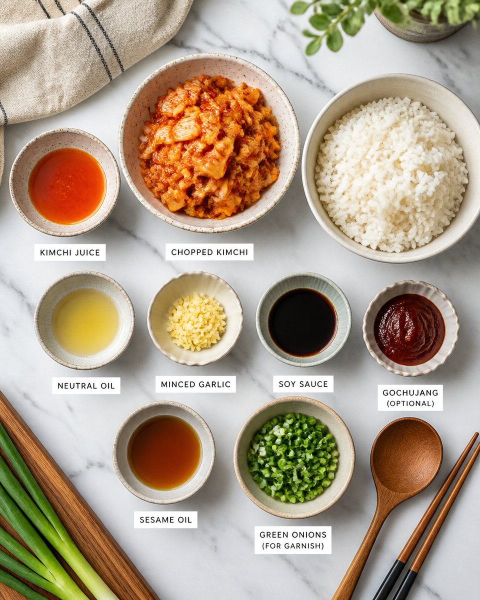 Kimchi Fried Rice (Easy Recipe)