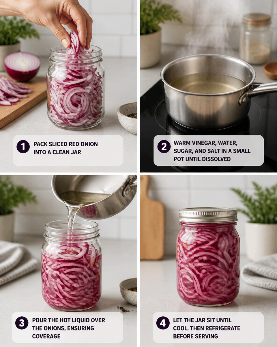 Pickled Red Onions (Quick Recipe)