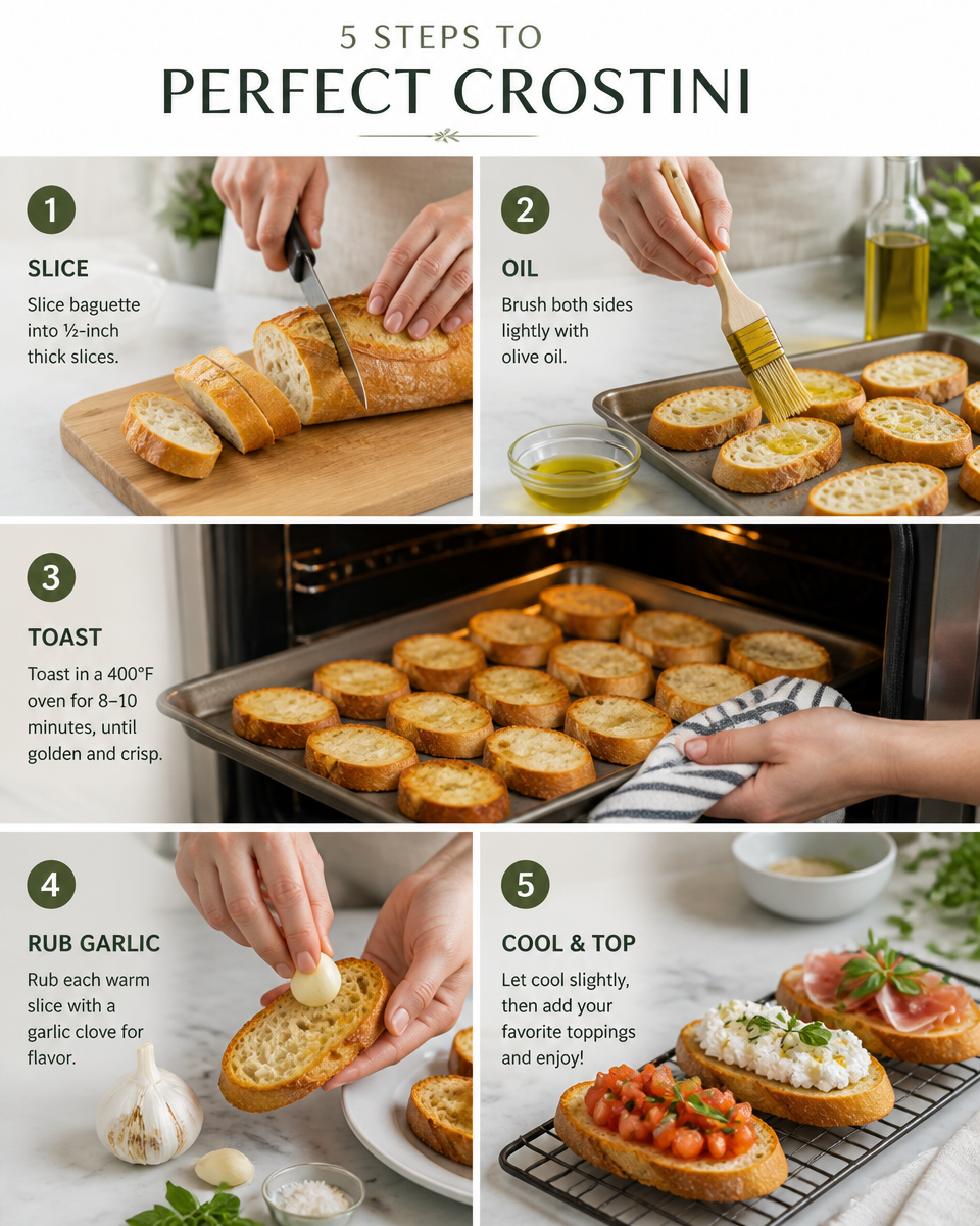 Crostini Toppings Ideas for Parties