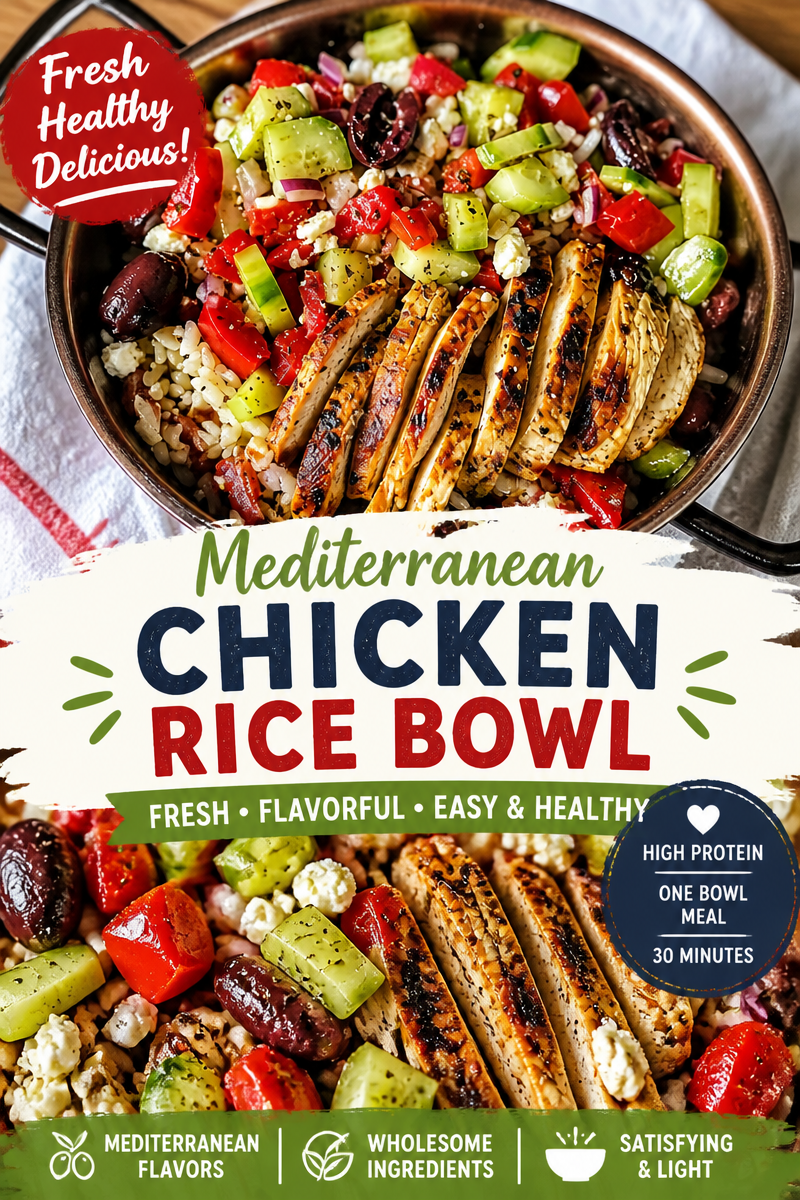 greek chicken bowls