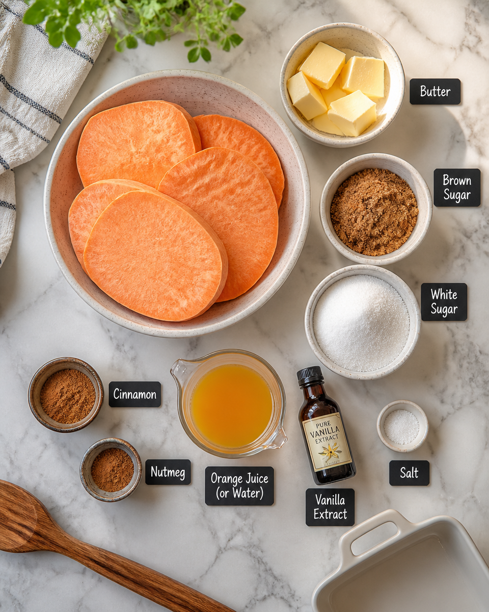 candied yams recipe