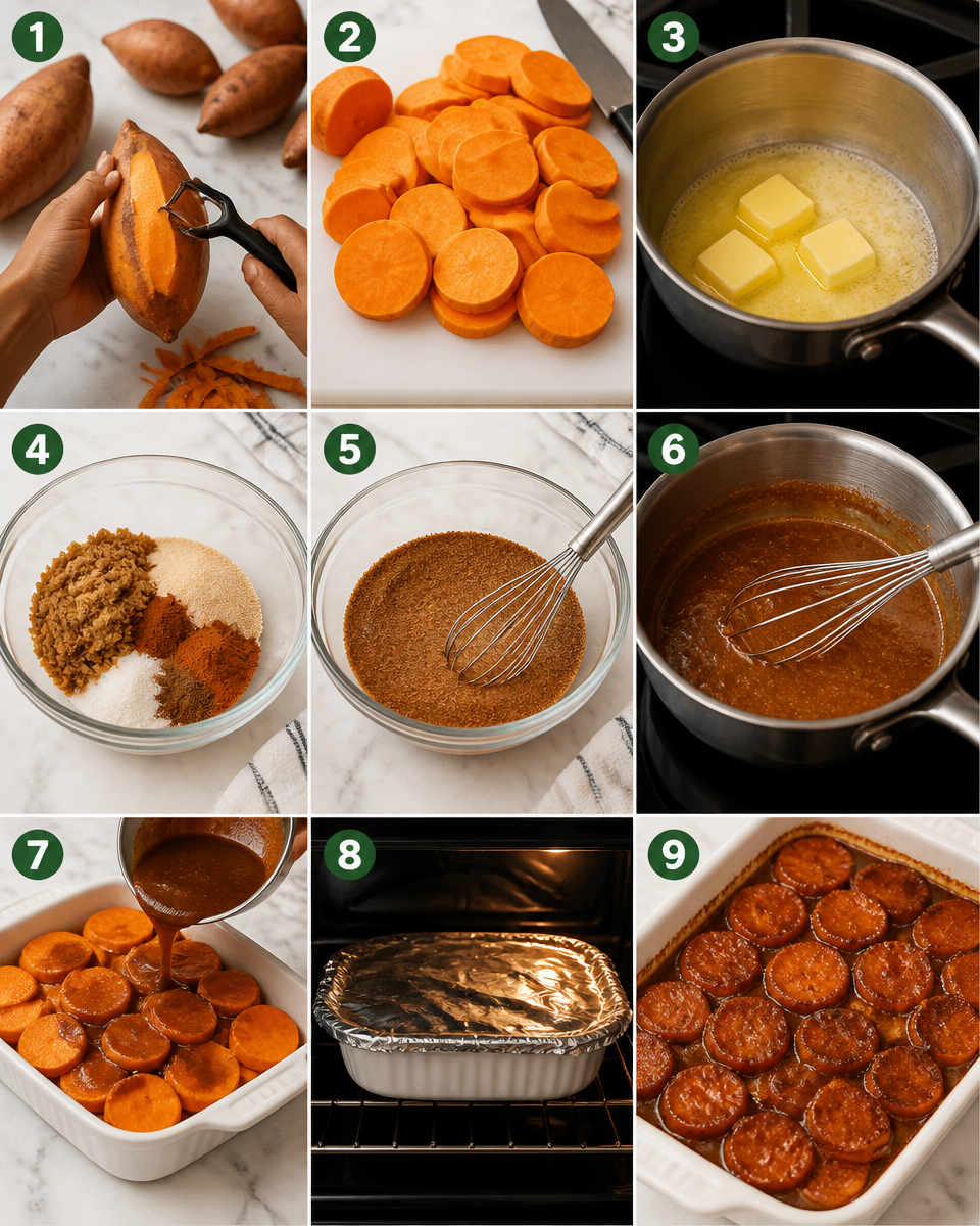 candied yams recipe