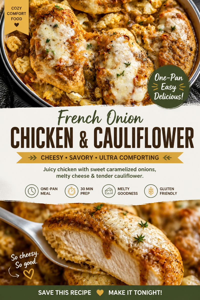 French Onion Chicken Bake