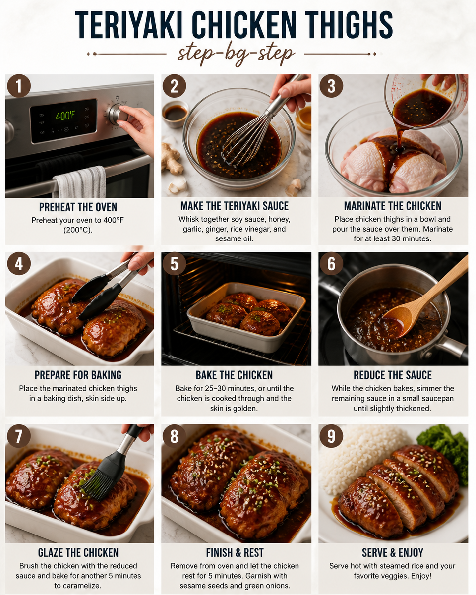 Teriyaki Chicken Thighs Oven