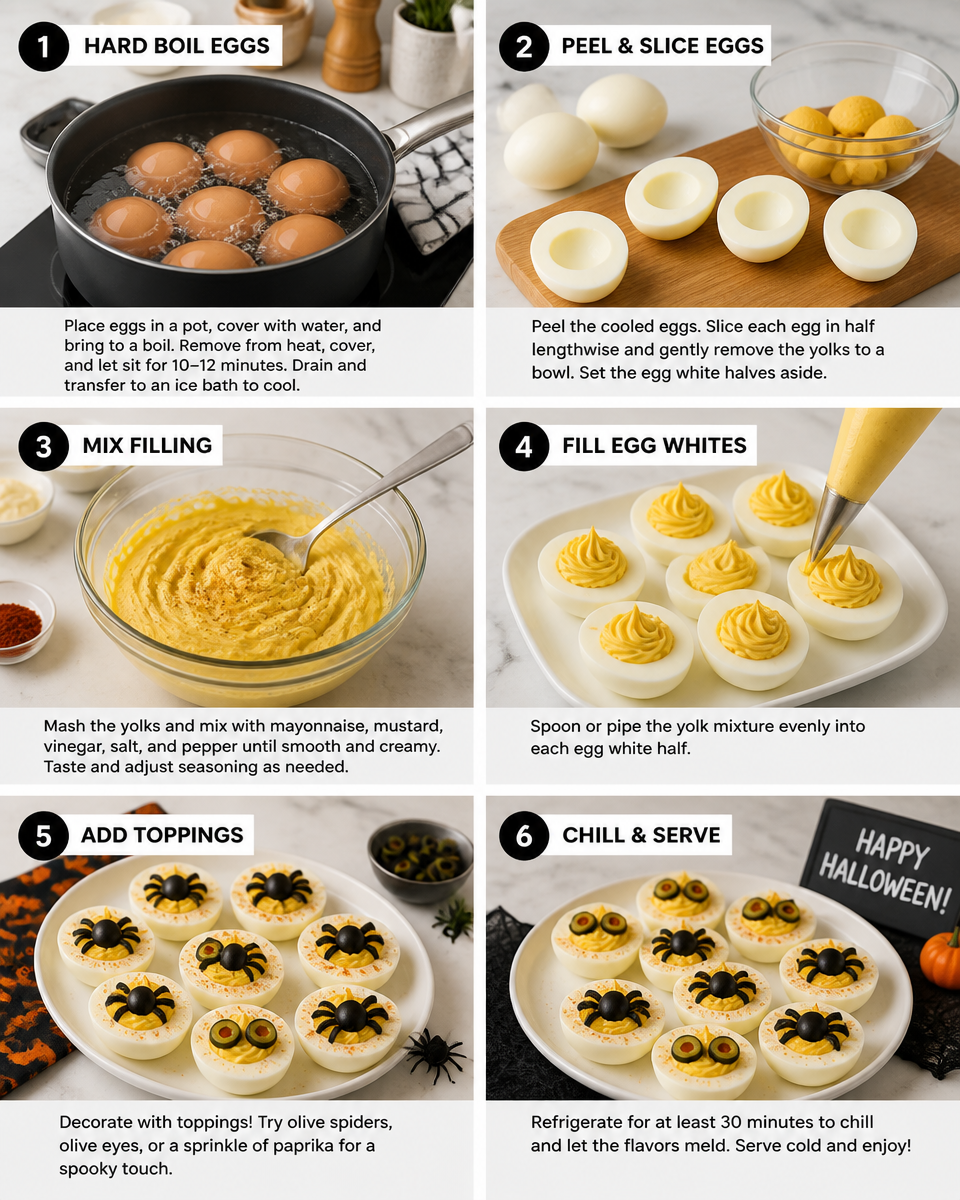Halloween Deviled Eggs