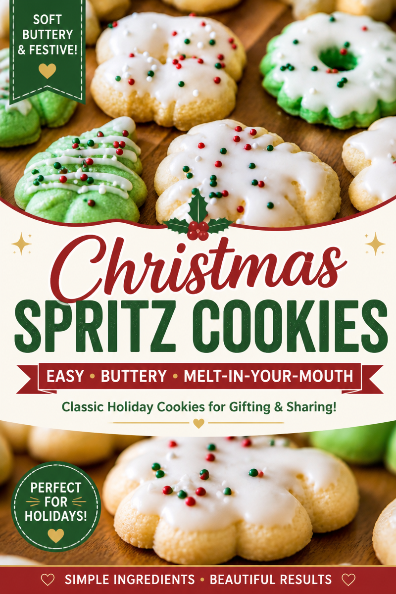 spritz cookies recipe