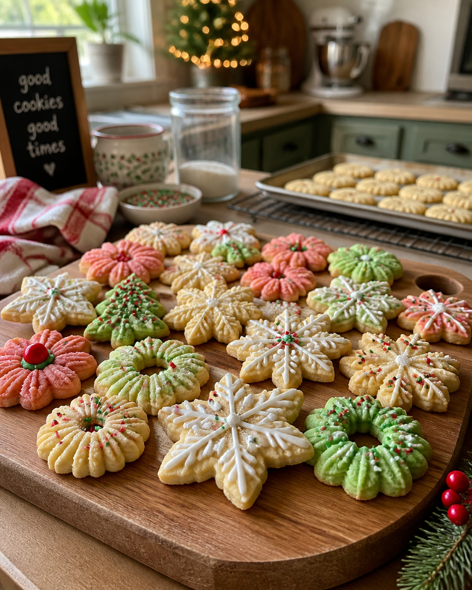 spritz cookies recipe