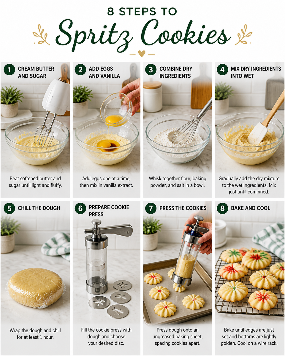 spritz cookies recipe