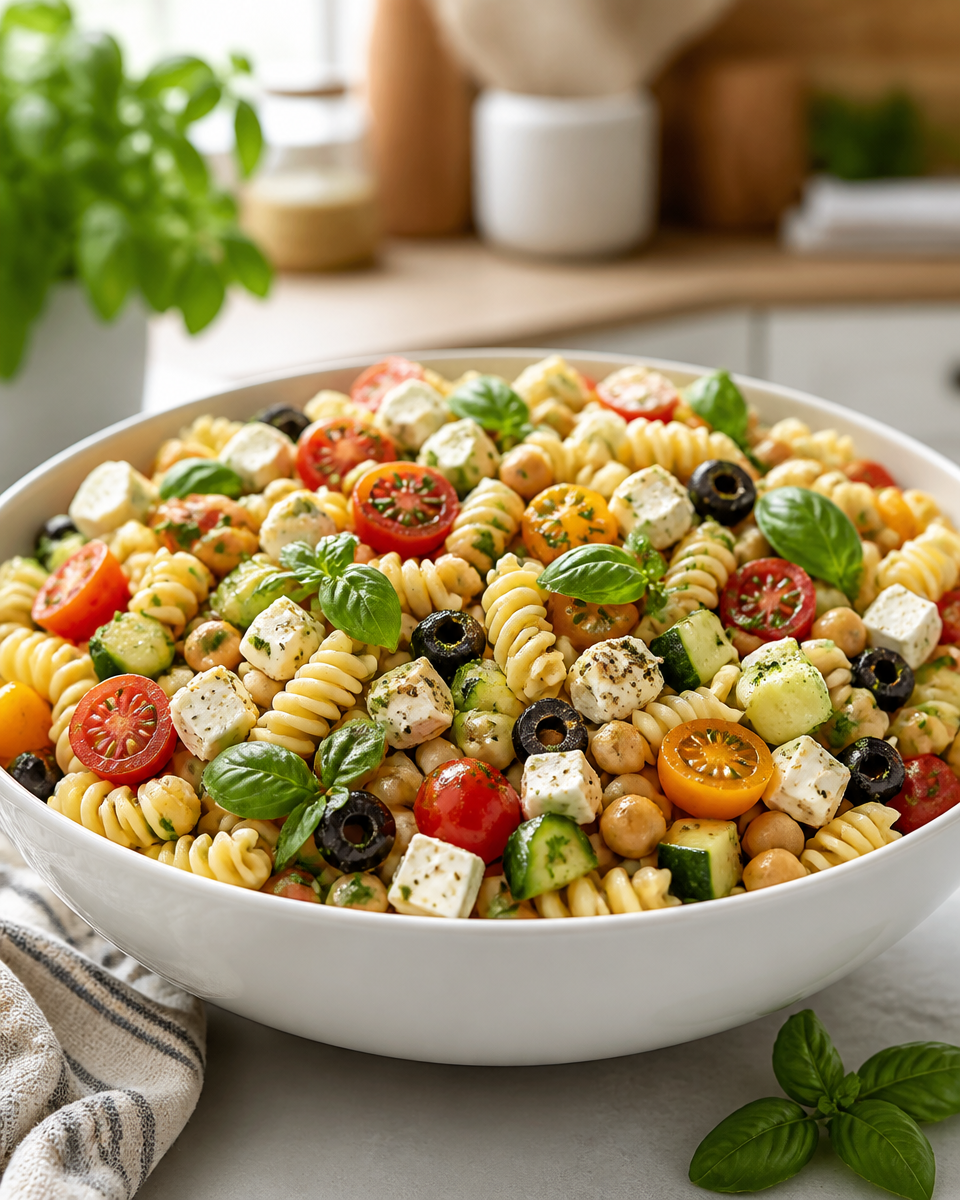 Greek Pasta Salad Recipe