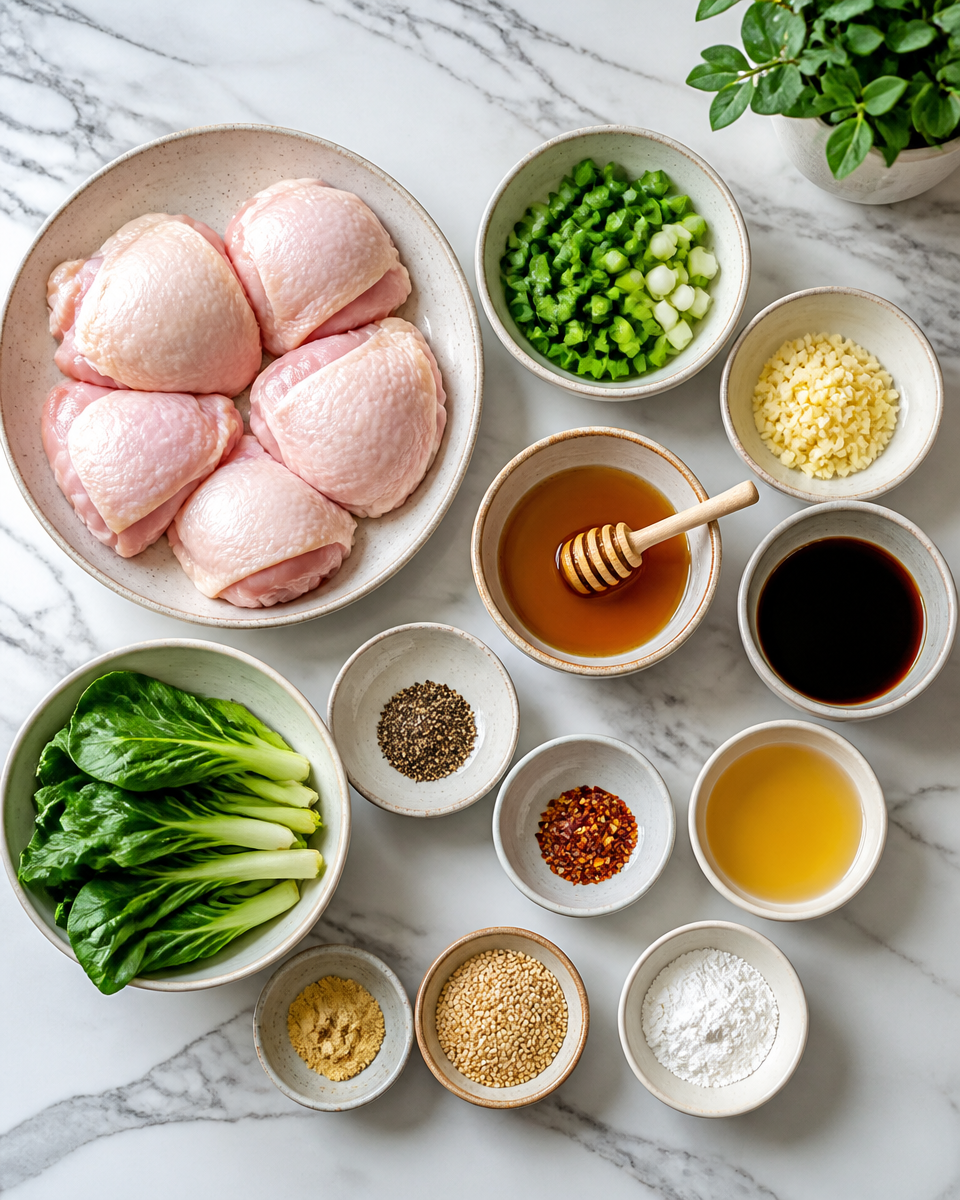 Honey Garlic Chicken Thighs