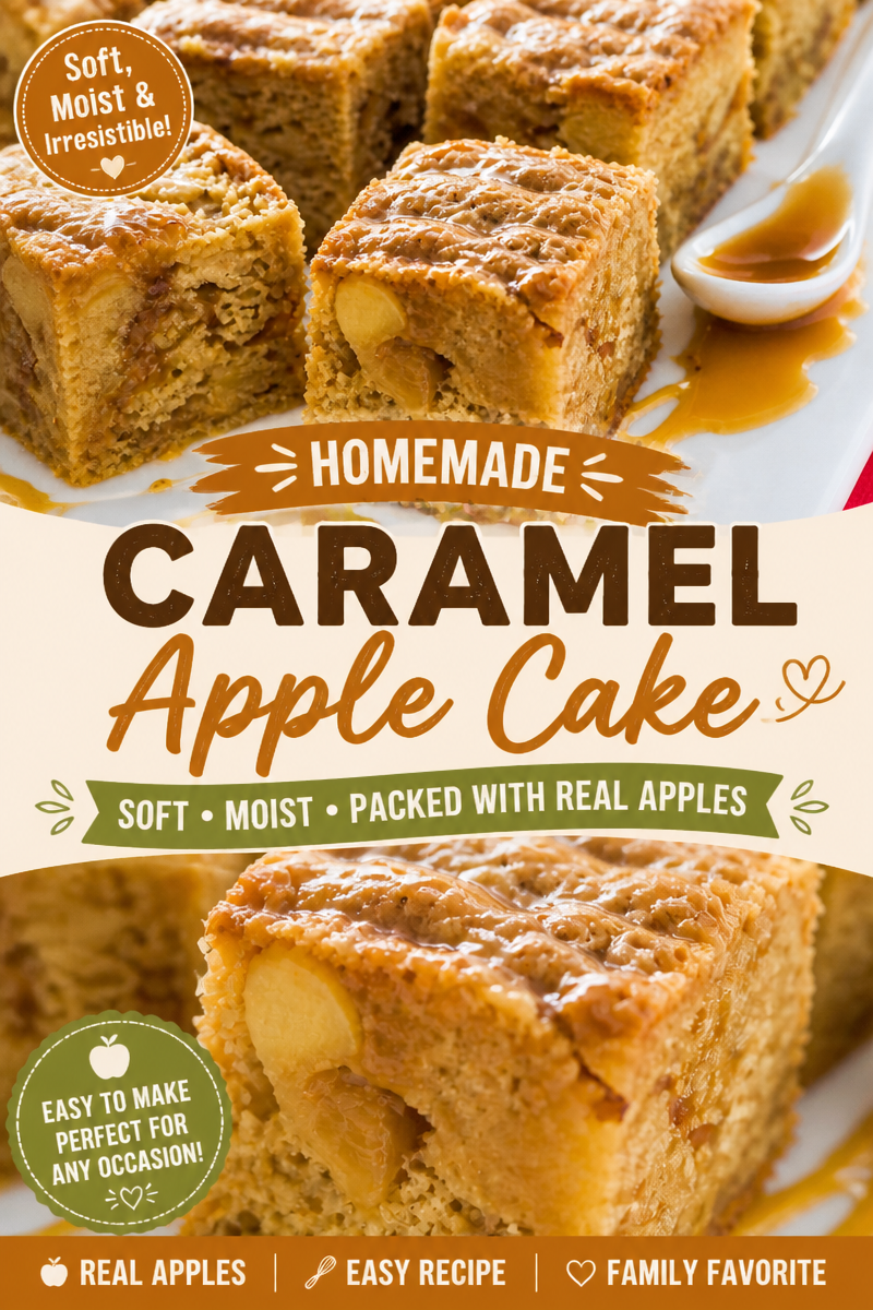 Caramel Apple Blondies
