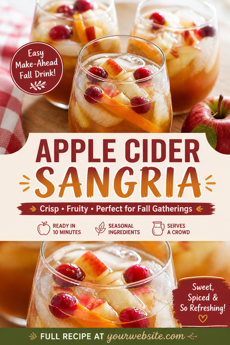 Apple Cider Sangria Recipe