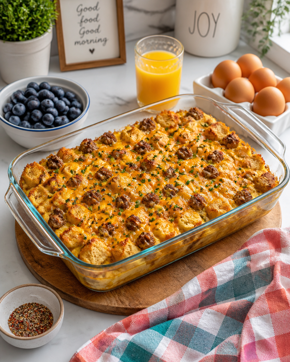 Christmas Morning Breakfast Casserole