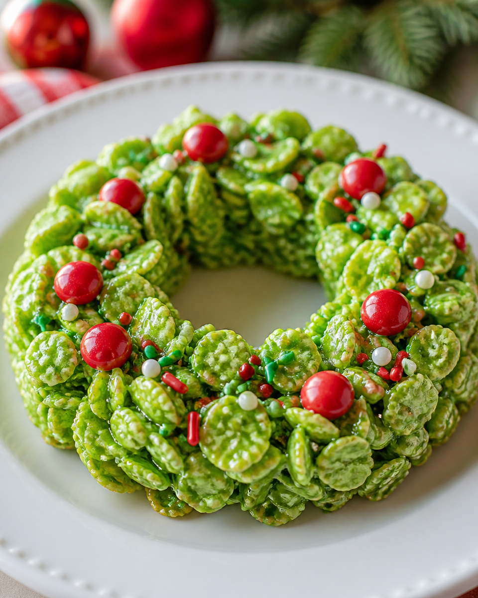 Christmas Wreath Cookies