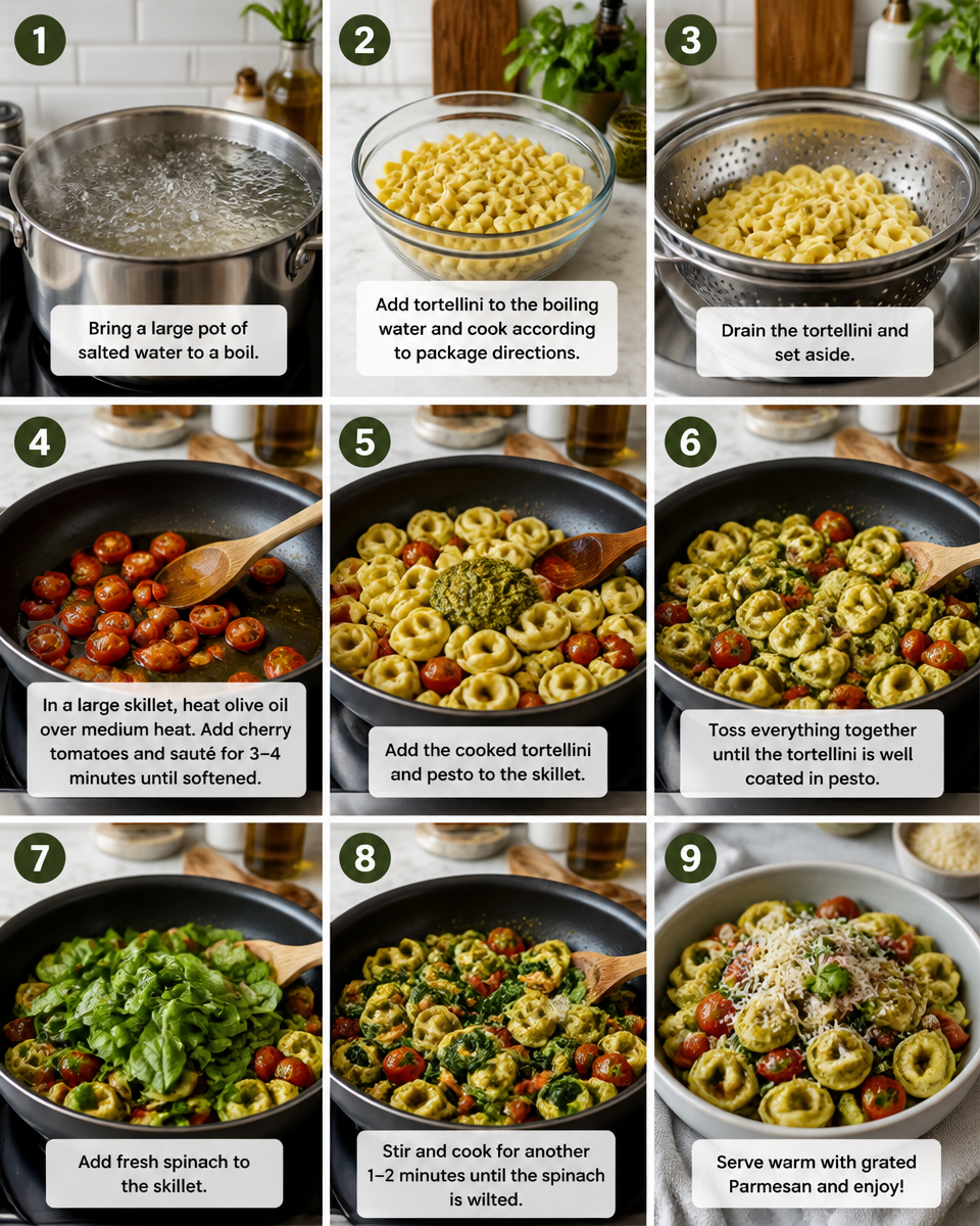 Pesto Tortellini Recipe
