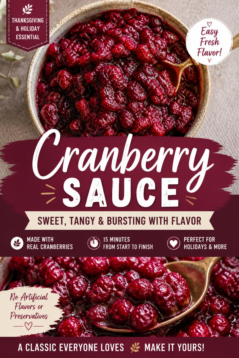 Easy Cranberry Sauce Recipe