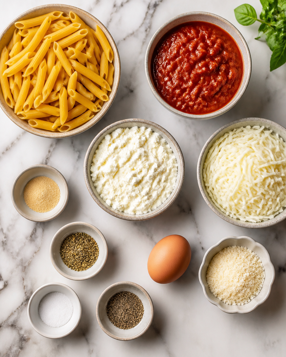 Cottage Cheese Pasta Bake