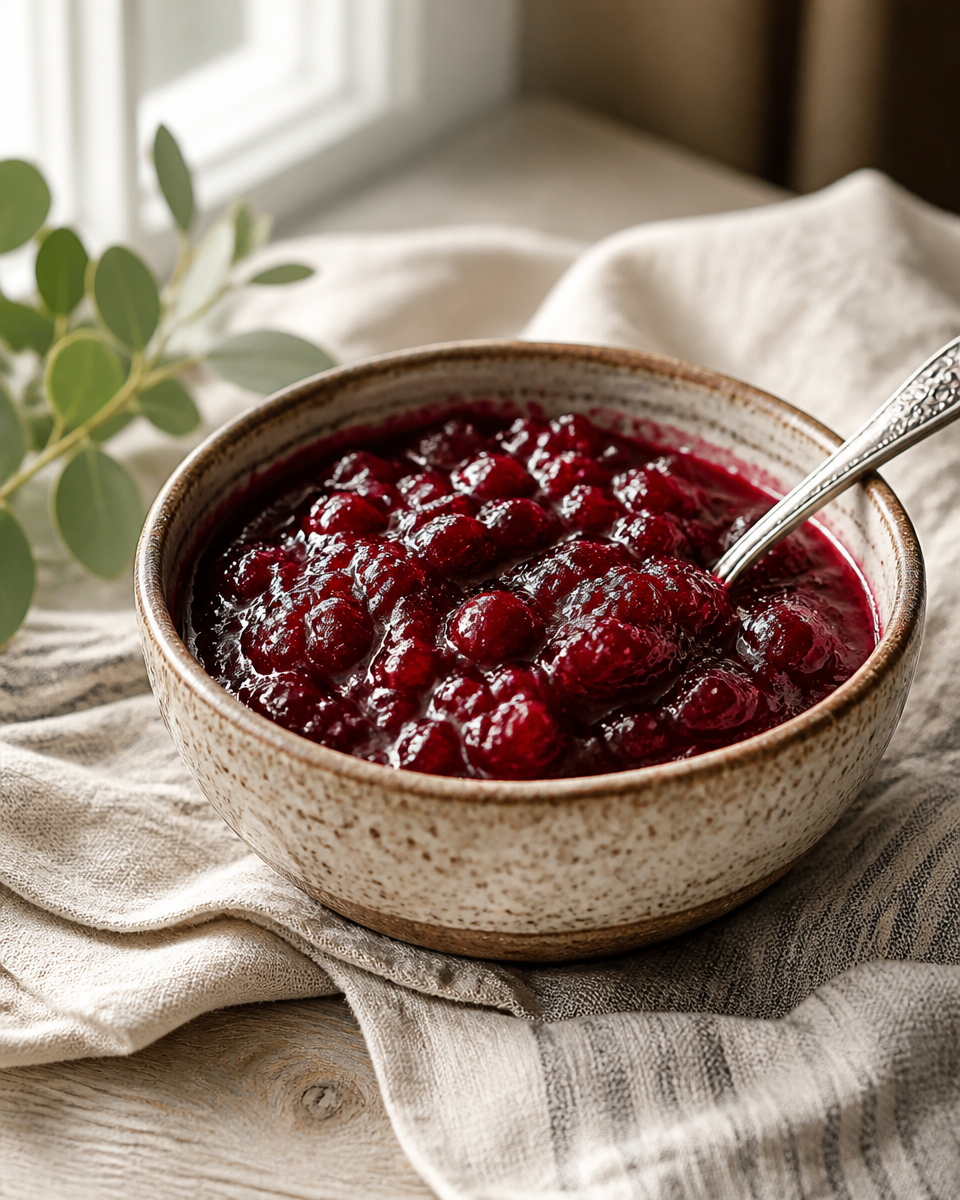 cranberry sauce recipe easy