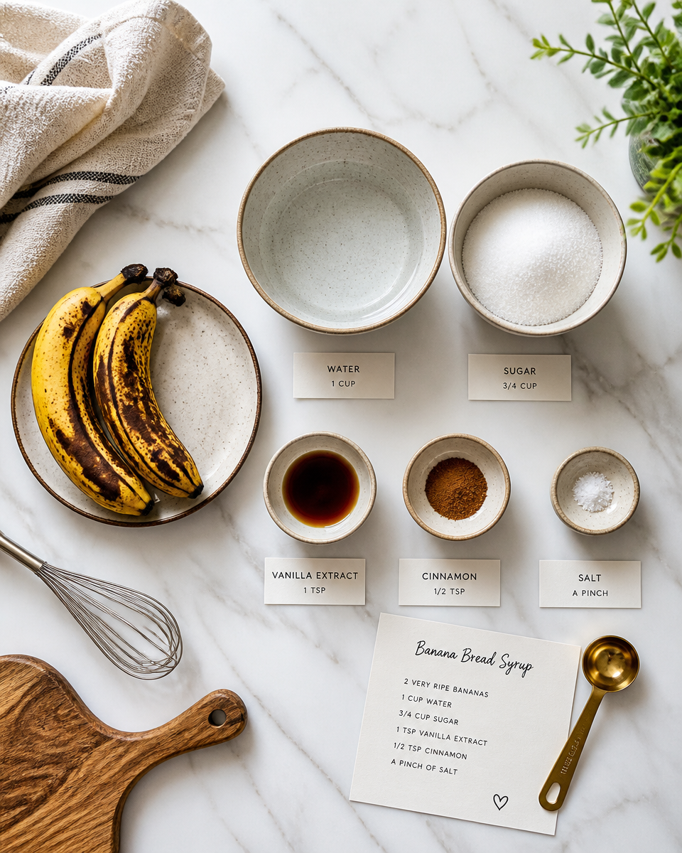 banana bread syrup recipe
