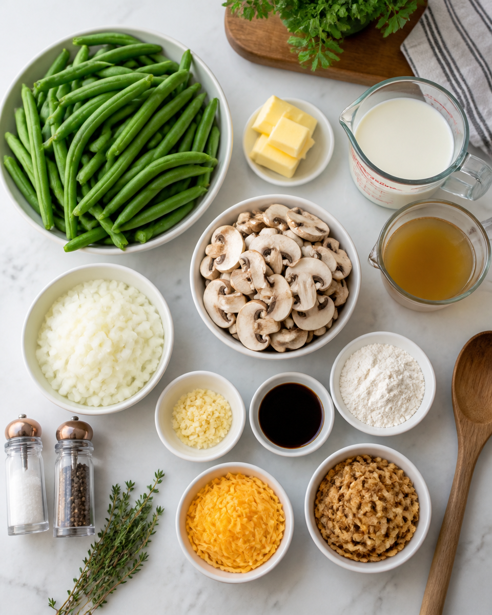 green bean casserole from scratch