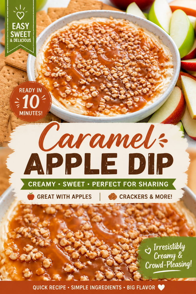 Easy Caramel Apple Cheesecake Dip — Cream Cheese Party