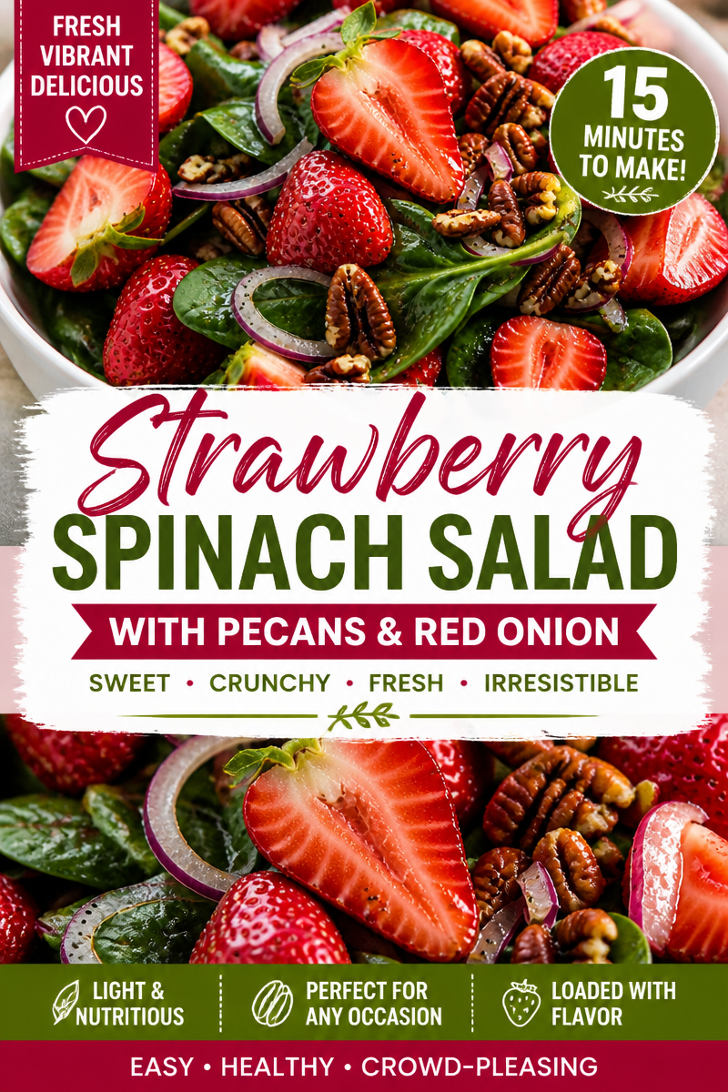 Strawberry Spinach Salad