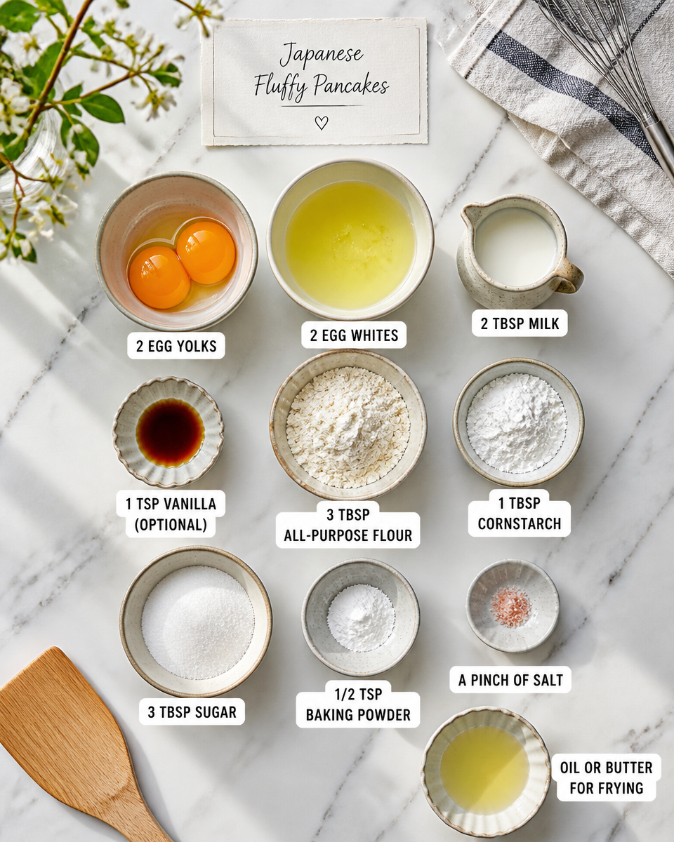 Easy Japanese Fluffy Pancakes