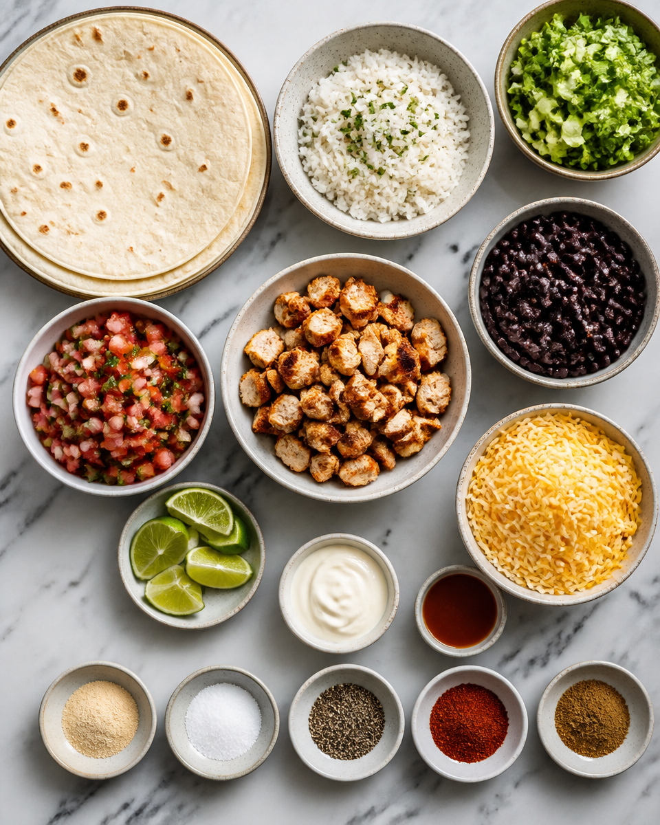 Easy Chipotle Chicken Burrito