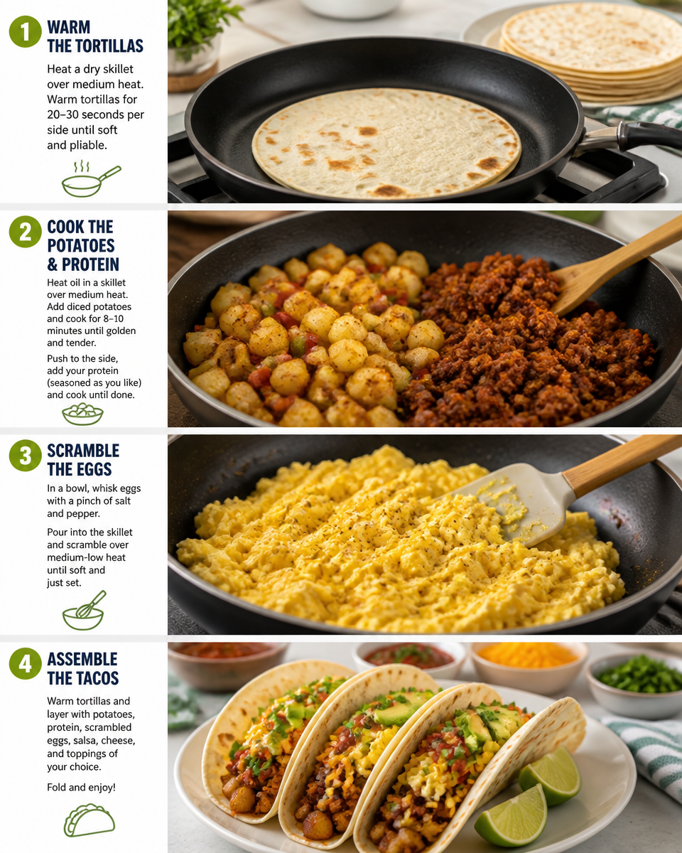 Easy Breakfast Tacos Recipe