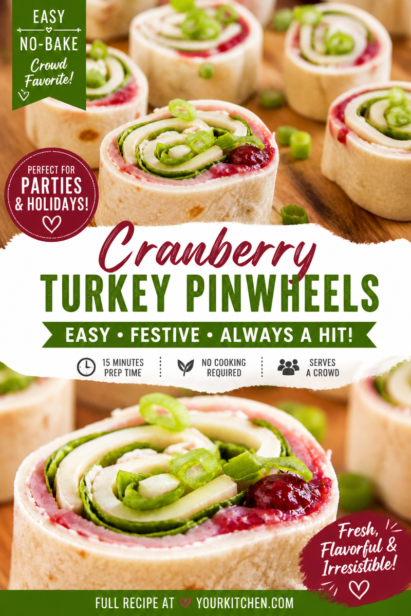 Easy Christmas Appetizers — Cranberry Roll Ups
