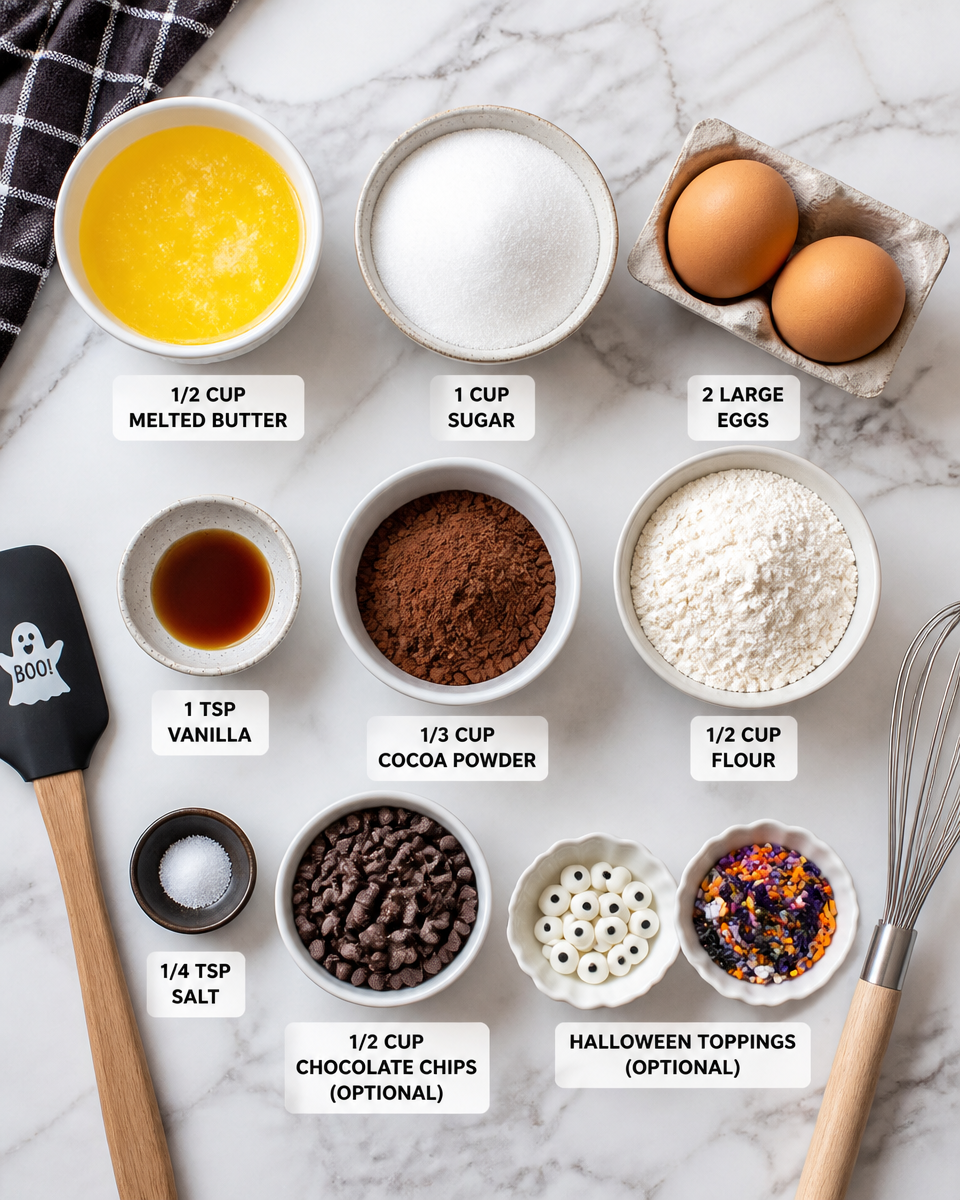 Easy Halloween Brownies Recipe